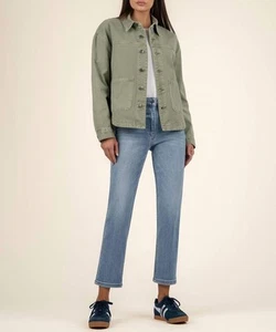 Kut From The Kloth ellie denim jacket Sage - Picture 1 of 11