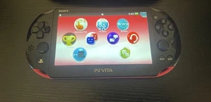 Sony Playstation PS Vita Slim 2000 Black & Pink Console Near Mint Grade A+ - Picture 1 of 13