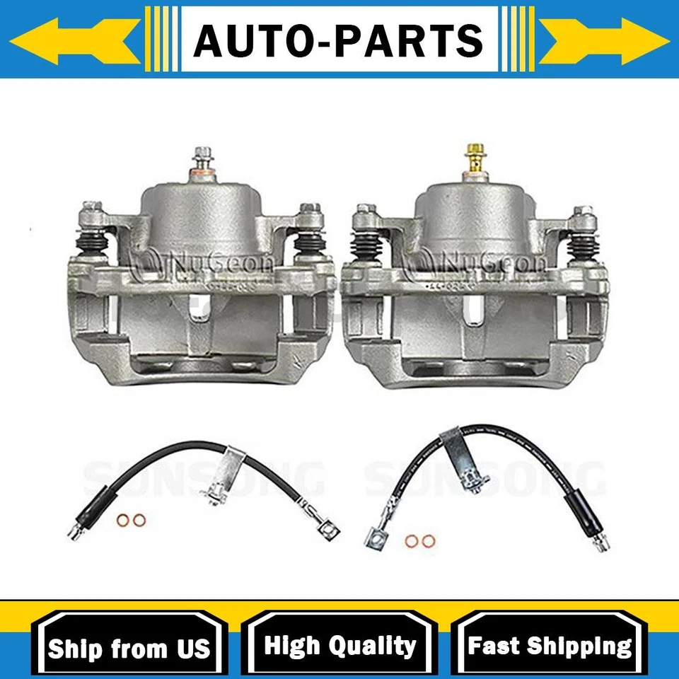 Pinzas de freno de disco delanteras + línea de freno delantera para Chevrolet Malibu 3,6 L 2,4 L Foto 1 de 4