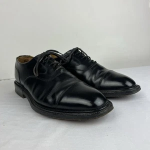 Church’s Shoes Mens UK 8 Black Derby Bespoke Shoemaker Formal Made In England - Picture 1 of 18