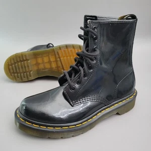 Dr. Martens 1460 Patent Leather Lace Up Boot Size 6 US Womens - Picture 1 of 13