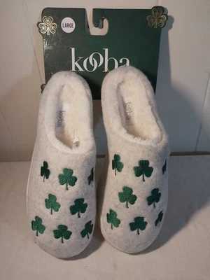 Zapatillas Kooba Lucky 4 hojas tréboles día de San Patricio para mujer L 8-9 nuevas con etiquetas Foto 1 de 4