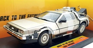 Sun Star 1/18 Scale Model Car 2711 - Deloren Back To The Future - Silver - Picture 1 of 5