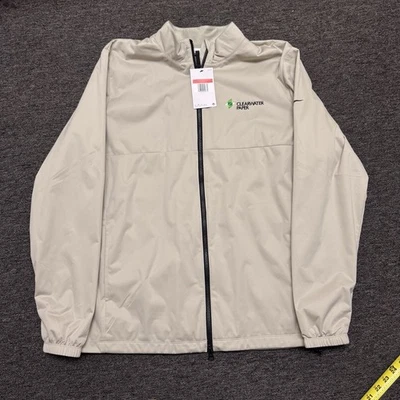 NUEVO NUEVO CON ETIQUETAS Nike Storm Fit Para Hombres XL Cremallera Completa Chaqueta de Golf Rompevientos Logo de la Compañía Foto 1 de 4