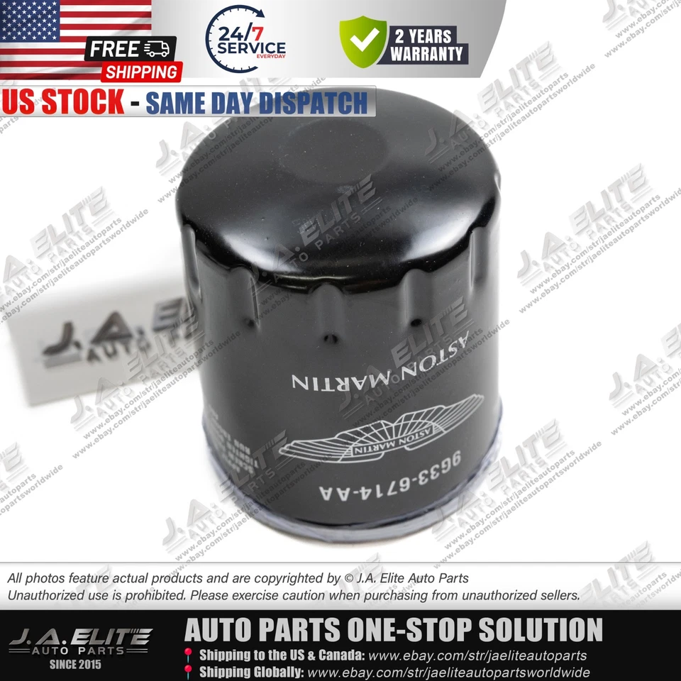 Filtro de aceite genuino para Aston Martin V8 Vantage, OEM: 9G33-6714-AA Foto 1 de 4
