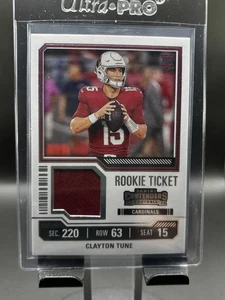2023 Panini Contenders - Rookie Ticket Swatches #TS6 Clayton Tune Cardinals - Picture 1 of 2