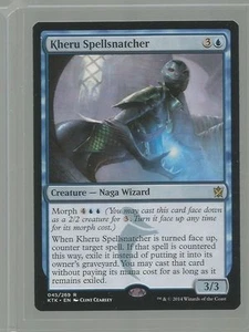Kheru Spellsnatcher Khans of Tarkir Magic The Gathering Blue Rare Card MTG NMMT - Picture 1 of 1