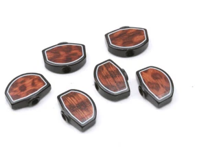 Tuner Buttons M6 Ebony/Snakewood (6) fits /Gotho & PRS® Phase III Tuners - Bild 1 von 5
