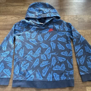 Nike Sweater Hoodie Sweatshirt Size Large Outdoors Casual Youth Big Kids Sports - Picture 1 of 6