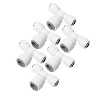 6 PCS NSF certified 3/8" x 1/4" x1/4"Push in Connect fitting for RO Water Filter - Image 1 of 4