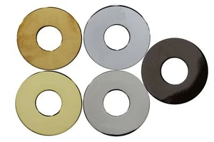 Blank Metal Toggle Switch Ring Plate for Gibson Les Paul Guitars - Picture 1 of 6