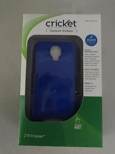 Cricket ZTE Engage Designer Shellster Blue SKU CSH118 Brand New In BOX - Picture 1 of 2