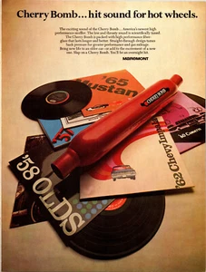 Vintage 1969 Cherry Bomb Hit Sound fo Hot Wheels Print Advertisement - Bild 1 von 1