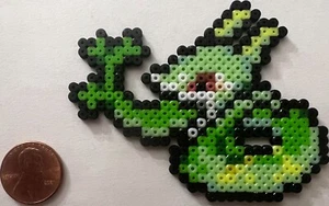 Serperior Mini Cuentas Sprite Perler Artkal Píxel Retro Pokémon Hierba Estante Serpiente - Imagen 1 de 1