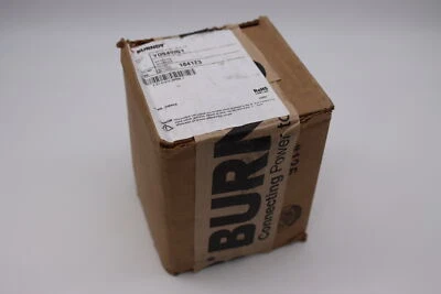 Box of 100 Burndy YDS4WG1 #4 SOL. Copper CU HYSPLICE Compression Splice 184123 - Image 1 of 4