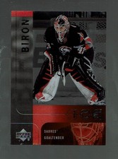 2001-02.   Upper Deck Ice.    Martin Biron      #4