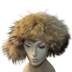 Real Coyote Fur Hat Piece. Head Band Style Hat One size fits all women