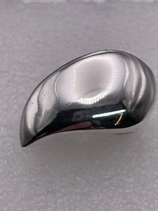 Anillo Vintage Sólido Onda de Esterlina Diseñado Talla 6, Firmado 925 CC - Imagen 1 de 9