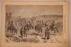 1866 ANTIQUE HARPER'S CIVIL WAR ENGRAVING-RETURN OF KAUTZ'S CAVALRY-GREAT DETAIL