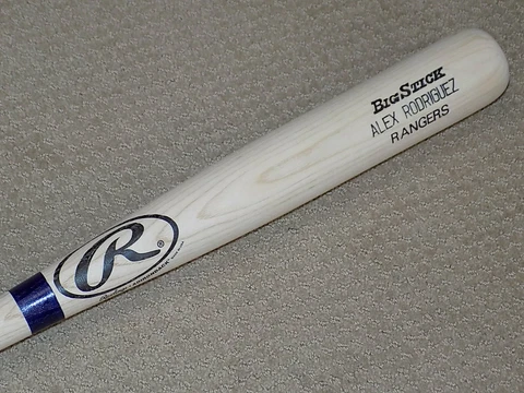 Alex Rodriguez Adirondack Game Bat Texas Rangers Yankees Mariners Cover