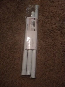 Tension Curtain Rod X3 Tension Rods 28 To 48 Inch Spring Adjustable Windows - Picture 1 of 4