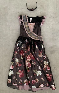 GIRLS HALLOWEEN PRINCESS FANCY DRESS COSTUME (Age 9 - 10 Years) - Picture 1 of 7