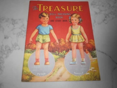 The Treasure Doll Dressing Book & Story.  Purnell, UK 1960s. Untouched. - Image 1 of 4