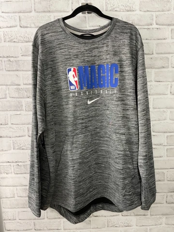 Nike NBA Orlando Magic On Court Pullover Dri-Fit Mens Sz XXL Grey (AV1397-032) Cover