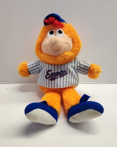 MONTREAL EXPOS Mascot 11 inch Plush Doll 1990s MLB Baseball Cover