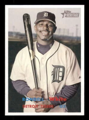 2006 Topps Heritage #332 Rondell 白色(SP/短版)老虎 z — 第 1/2 张图片