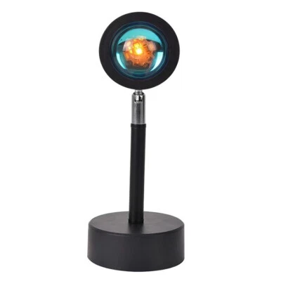 USB LED Projektor Lampe Licht 180° Drehung Sunset Lamp Sunset Projection Lamp  - Bild 1 von 4