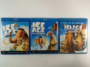 Ice Age 1, 2 & 3 - Meltdown / Dawn of the Dinosaurs - Bundle/Lot (Blu-ray) - Picture 1 of 10