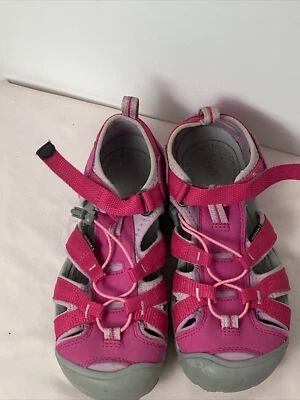KEEN Kids Girls Sz 4 US, 36 EUR Seacamp II Pink Sport Sandals Shoes 1022944 - Image 1 of 4