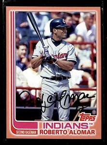 2017 TOPPS ARCHIVES BLUE ROBERTO ALOMAR 2-109 CLEVELAND INDIANS #128