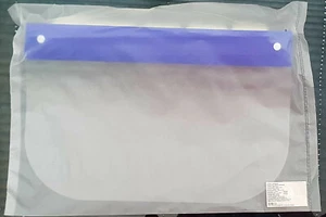 20 x Gesichtsschutz Vollgesichtsvisier Schutzmaske Transparent Klar - Bild 1 von 4