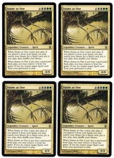 Iname as One 4x x4 PLAYSET 2005 Saviors of Kamigawa Rare MTG NM Actual Pics