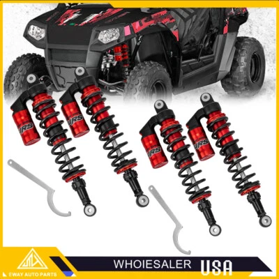 FOR 09-21 POLARIS RANGER RZR 170 EFI ADJUSTABLE FRONT + REAR AIR SHOCKS ABSORBER - Image 1 of 4
