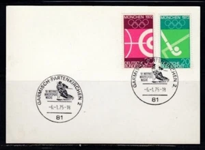 WEST GERMANY Munich 1976 Summer Olympics POSTAL CARD - Picture 1 of 1