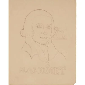 Juan Gris Spanish (1887-1927) Mahomet Lithograph d 1921 Matted - Picture 1 of 6