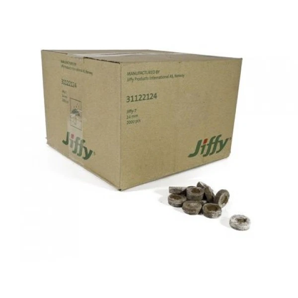 Jiffy 7 Peat Pellets Seed Plug Hydroponic Organic Propagation - 41mm - Image 1 of 1