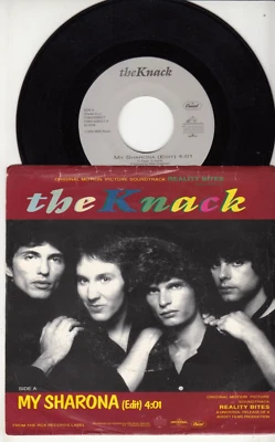 THE KNACK - MY SHARONA + SQUEEZE - TEMPTED - 45 WPS - GREAT SHAPE- REALITY BITES - Image 1 of 2