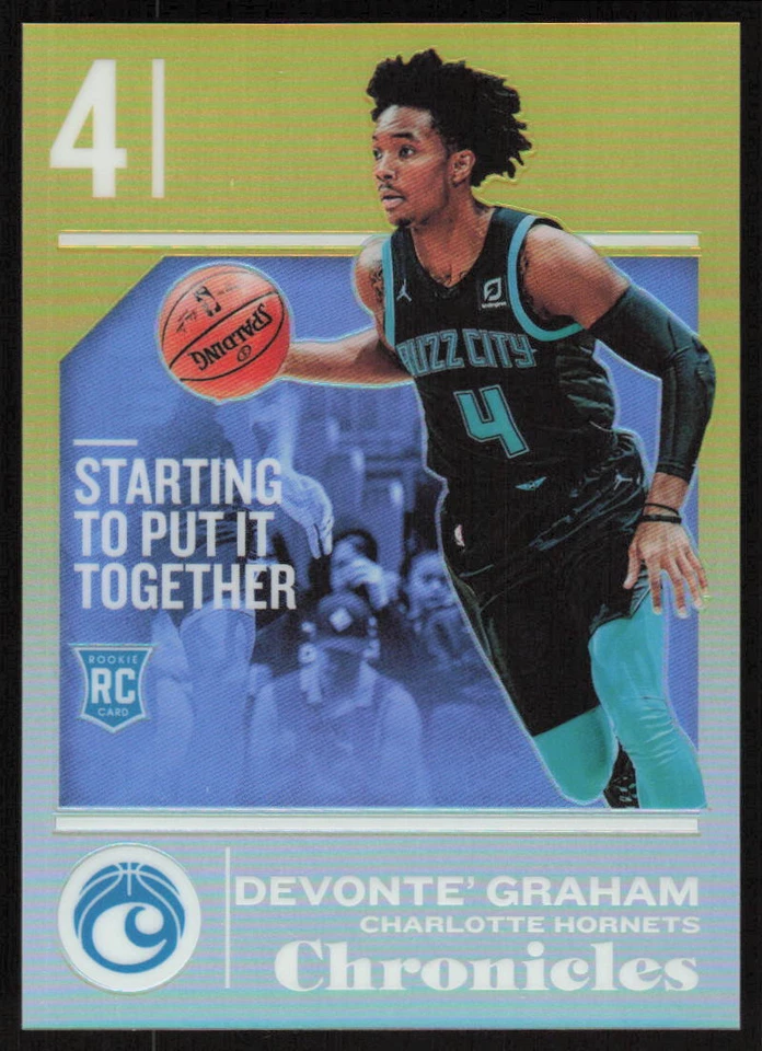 2018-19 Panini Chronicles Premium Gold Rookie #525 Devonte' Graham /10 - Image 1 of 2