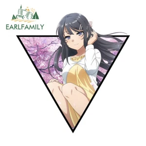 EARLFAMILY 5.1" Sakurajima Mai Pegatina Coche Parabrisas Maletero Monopatín Calcomanías - Imagen 1 de 4