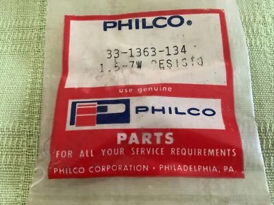 Philco OEM Part 33-1363-134 Resistor 1.5 Ohms 7 Watts 10%  - Image 1 of 2