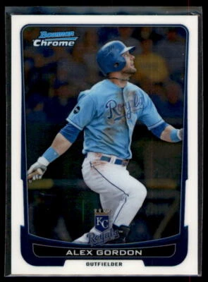 2012 Bowman Chrome  Alex Gordon #40 Kansas City Royals - Image 1 of 2