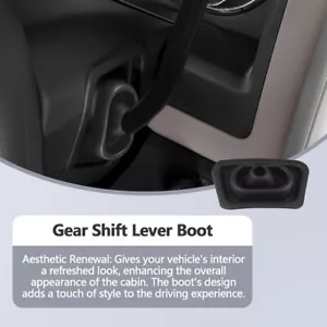 Black Front Shift Gear Lever Boot 68400287AA Fit For Ram 2500 2021-2022 - Picture 1 of 14