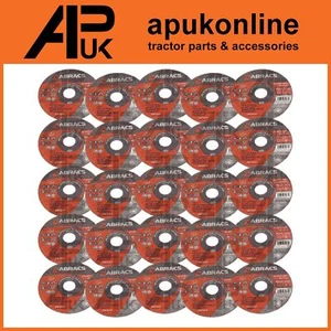 25x Disco de corte longitudinal Herramienta de aire Amoladora DIE Pequeña 50 mm OD 10 mm ID F41 Tipo - Imagen 1 de 6