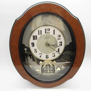Small World Rhythm Magic Motion Music Wall Clock Hourly Sound - Picture 1 of 12