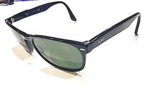Ray Ban RB2184 901/31 Black Oval Gray Sunglasses 57-18 145 READ - Picture 1 of 12