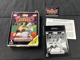 BASEBALL HEROES (Atari Lynx) ~ Complete in Box